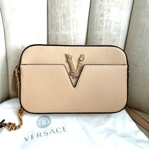 Versace Calfskin Virtus Small Camera Bag